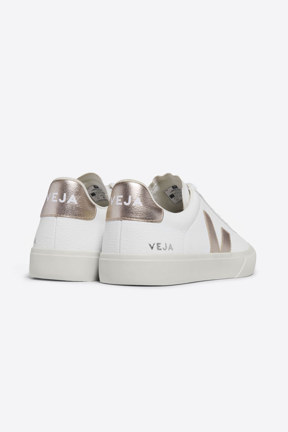 Campo White Platine Chromefree Leather Sneakers