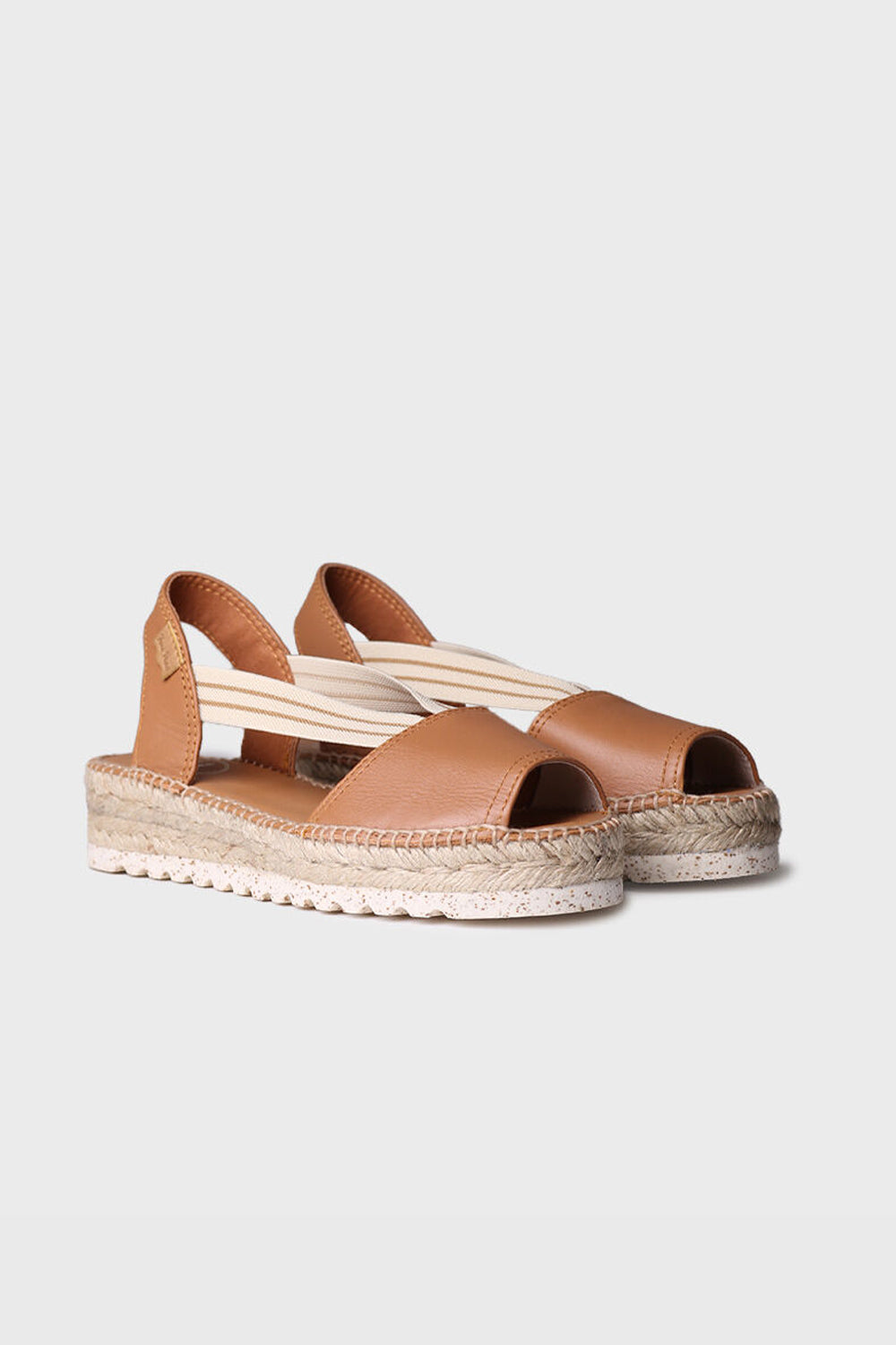 "ESTEL SW Cuiro" Jute platform sandal