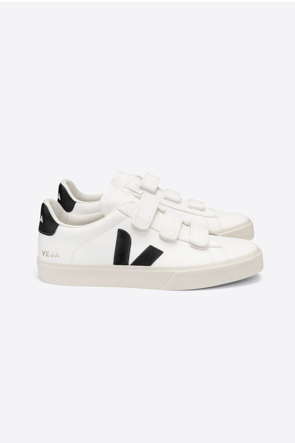 Recife White Black Chromefree Leather Sneakers