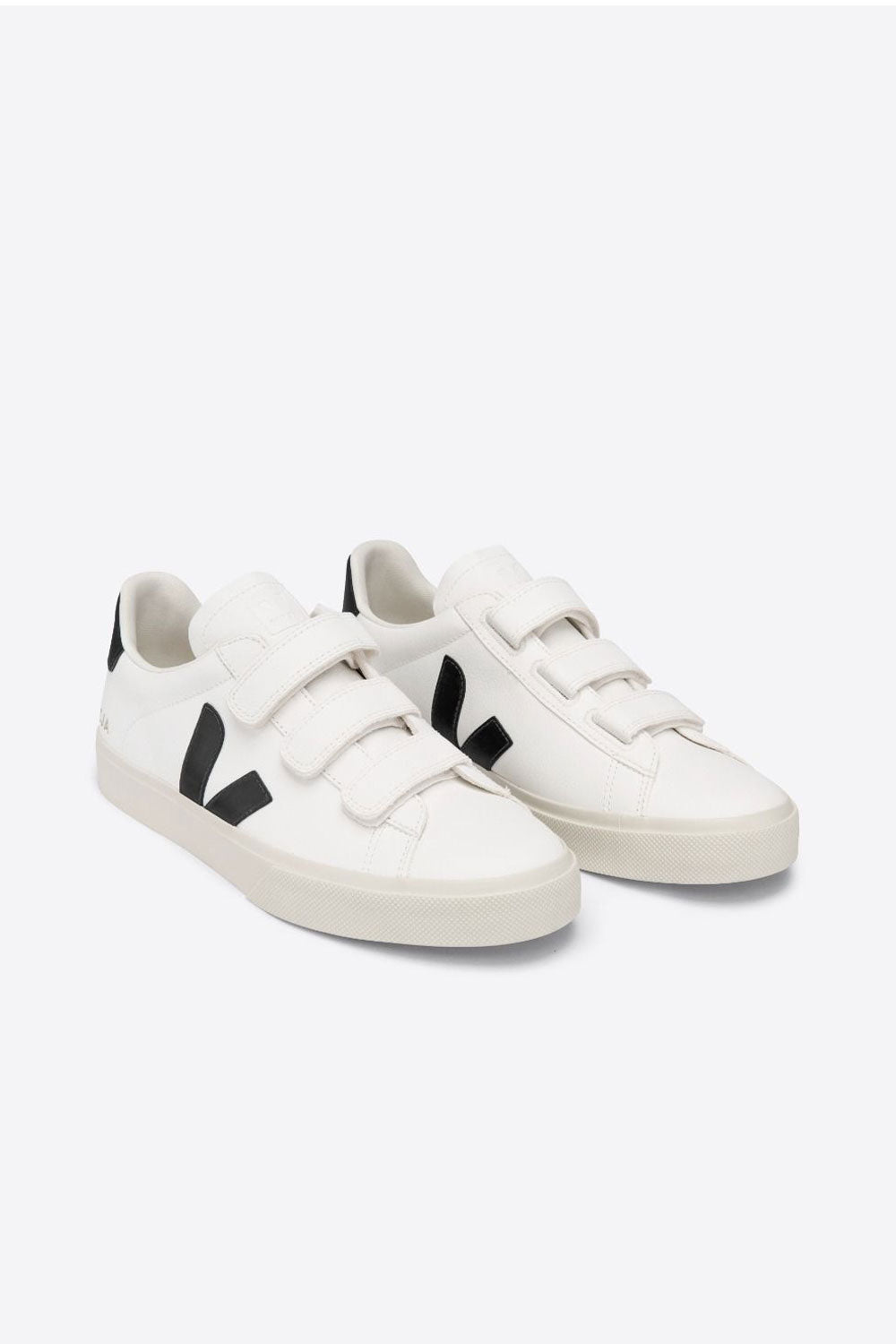 Recife White Black Chromefree Leather Sneakers