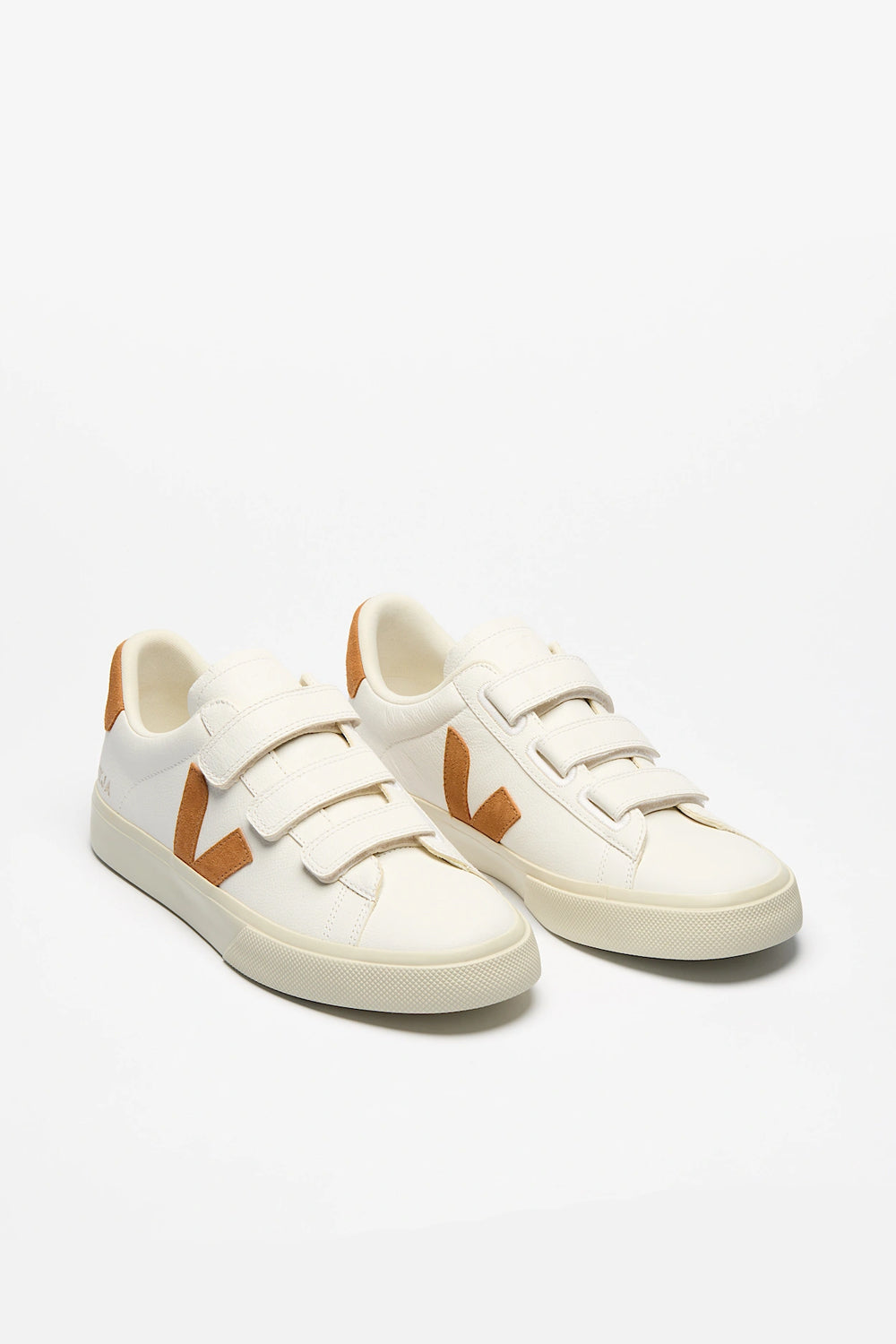 Recife White Umber Chromefree Leather Sneakers