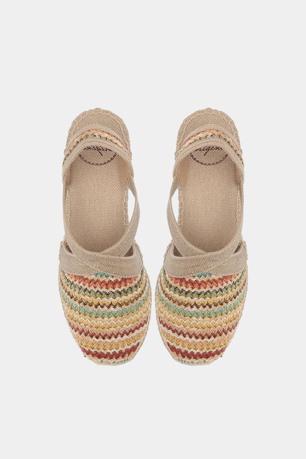 "Terra Multi" 6cm Multi Color Wedge Espadrilles