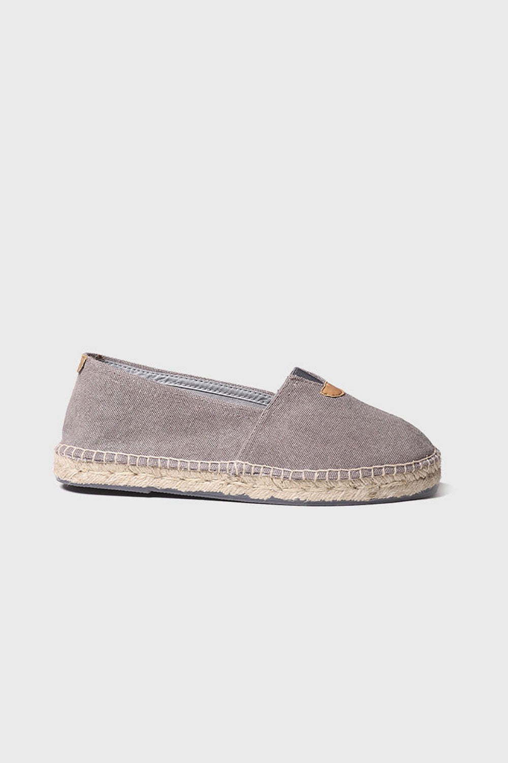 "BLANES ER Gris" Classic unisex espadrille