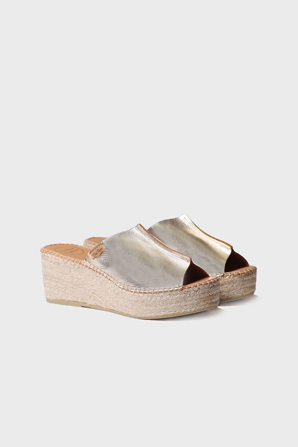 "IVONNE Plati" Leather espadrilles
