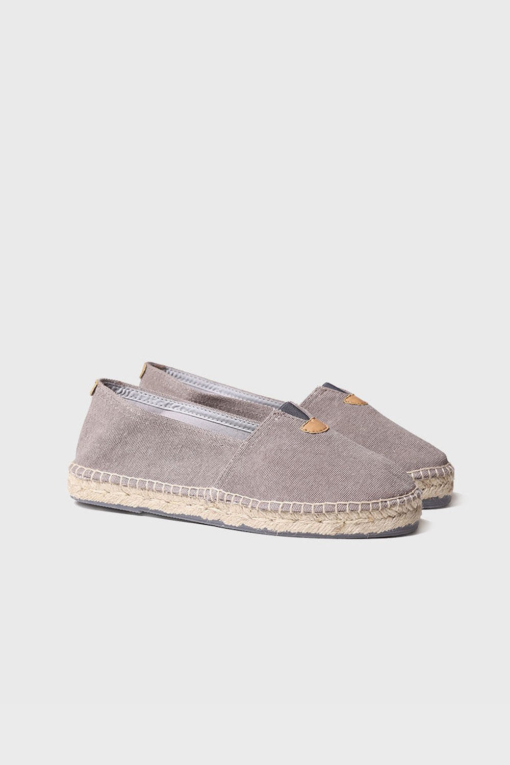 "BLANES ER Gris" Classic unisex espadrille