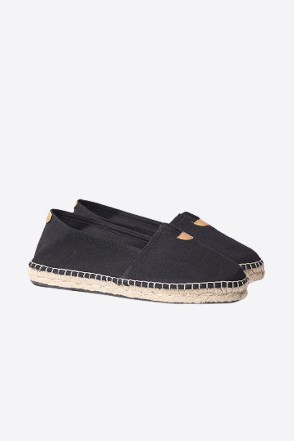 "BLANES ER Negre" Classic unisex espadrille