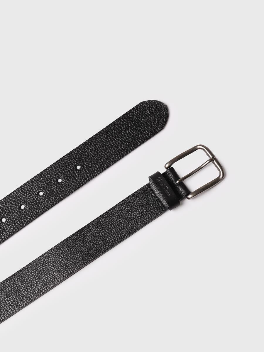 ELIAS - Men's Negre leather belt