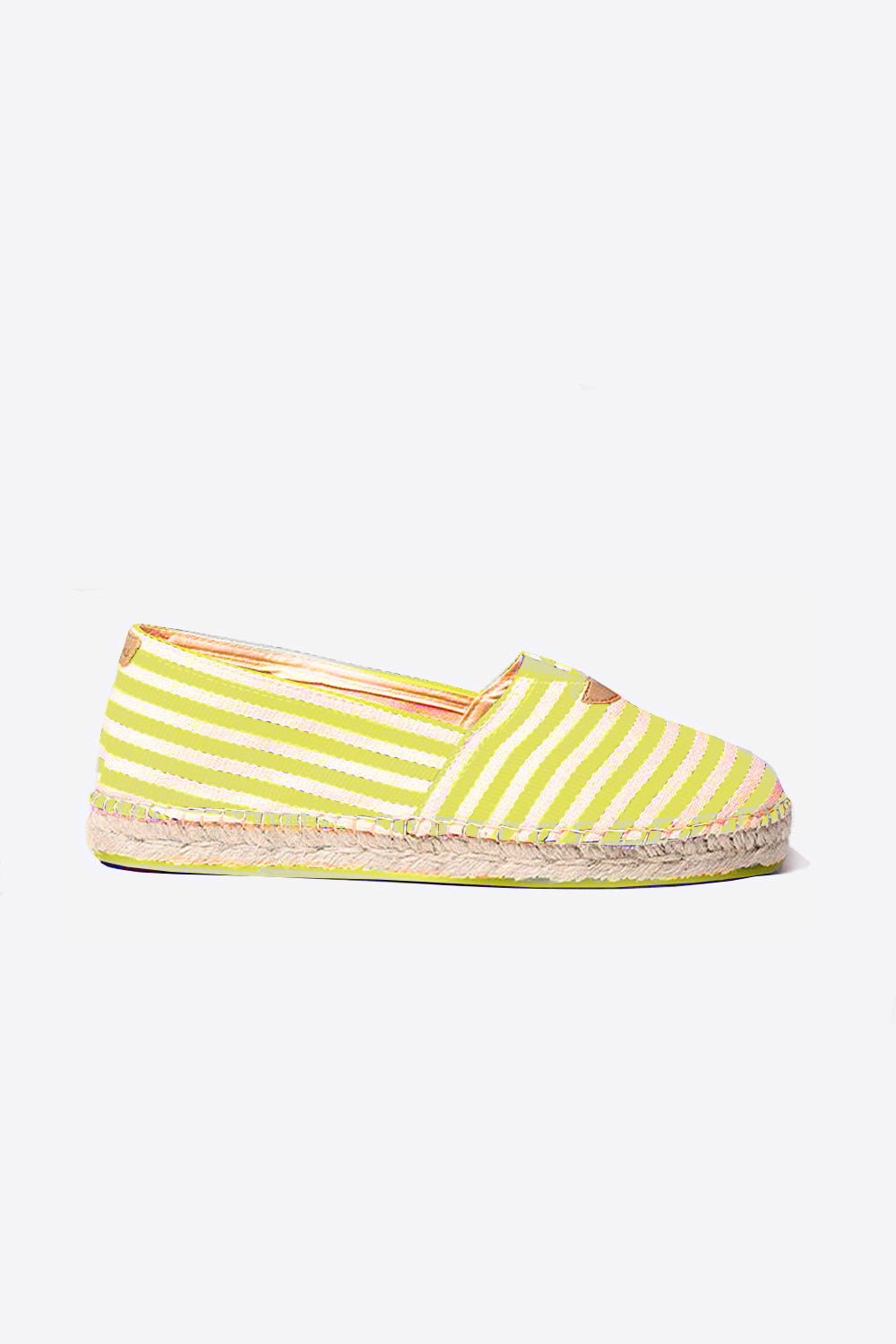 "Blanes DD Groc" Flat espadrille unisex