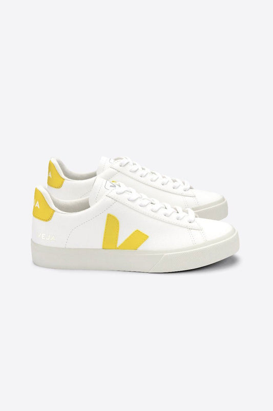 Campo White Tonic Chromefree Leather Sneakers