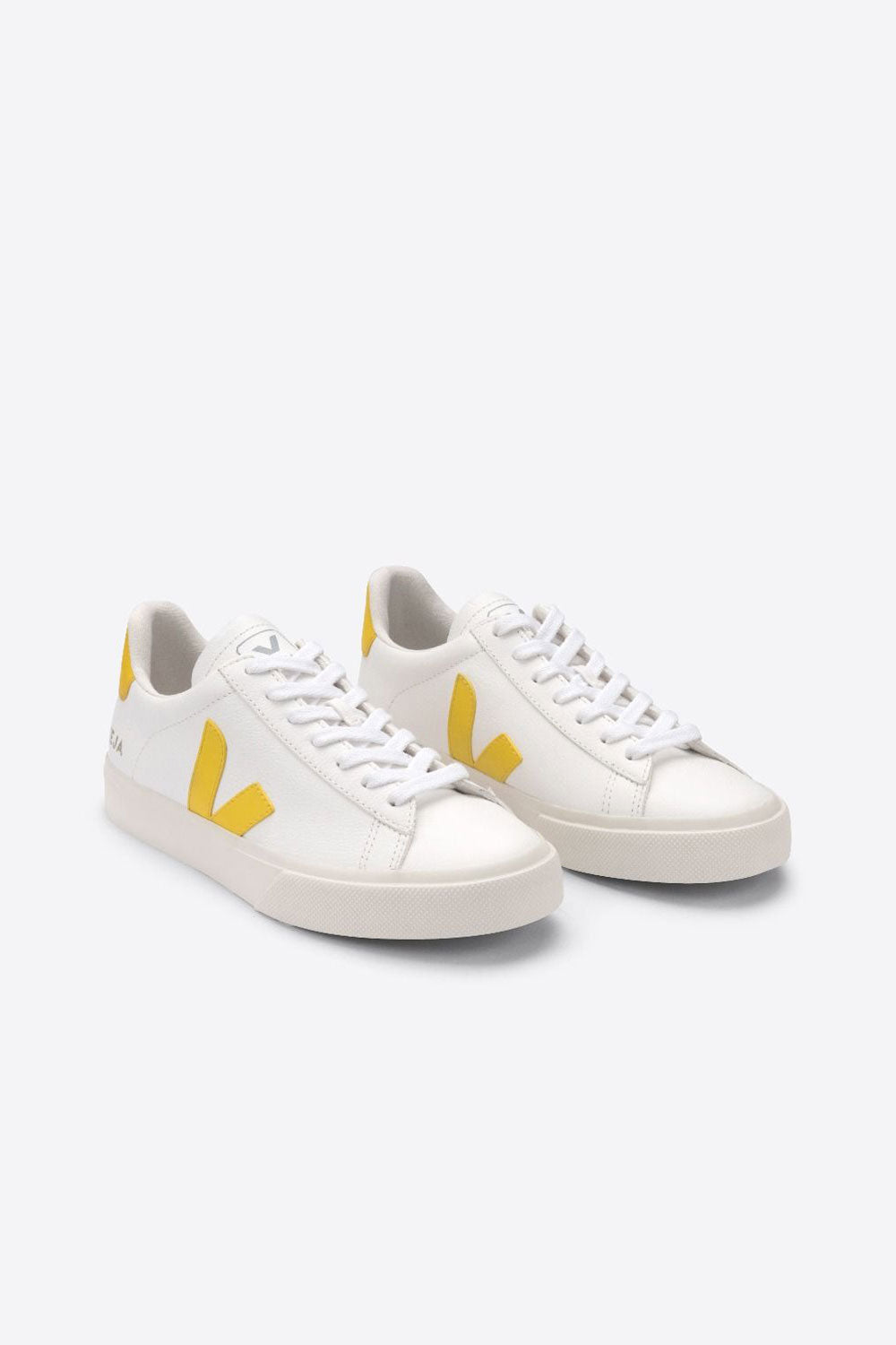 Campo White Tonic Chromefree Leather Sneakers