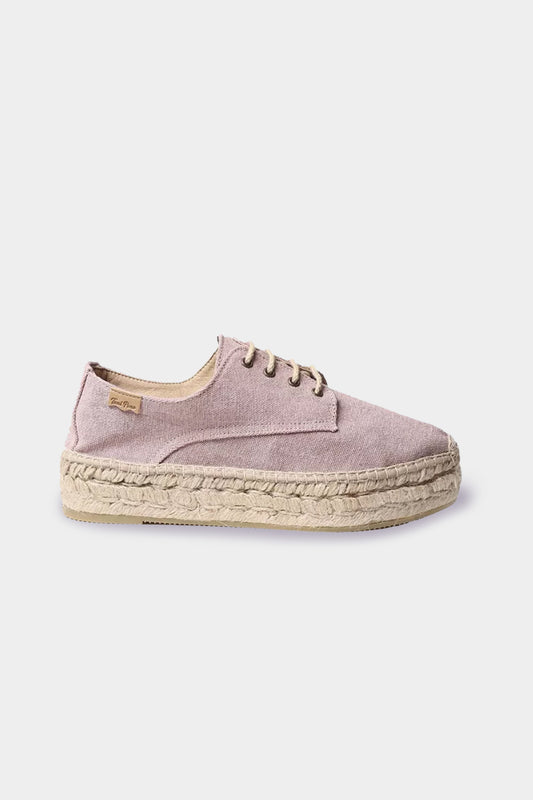 "Freya-BA Mauve" Platform Espadrilles