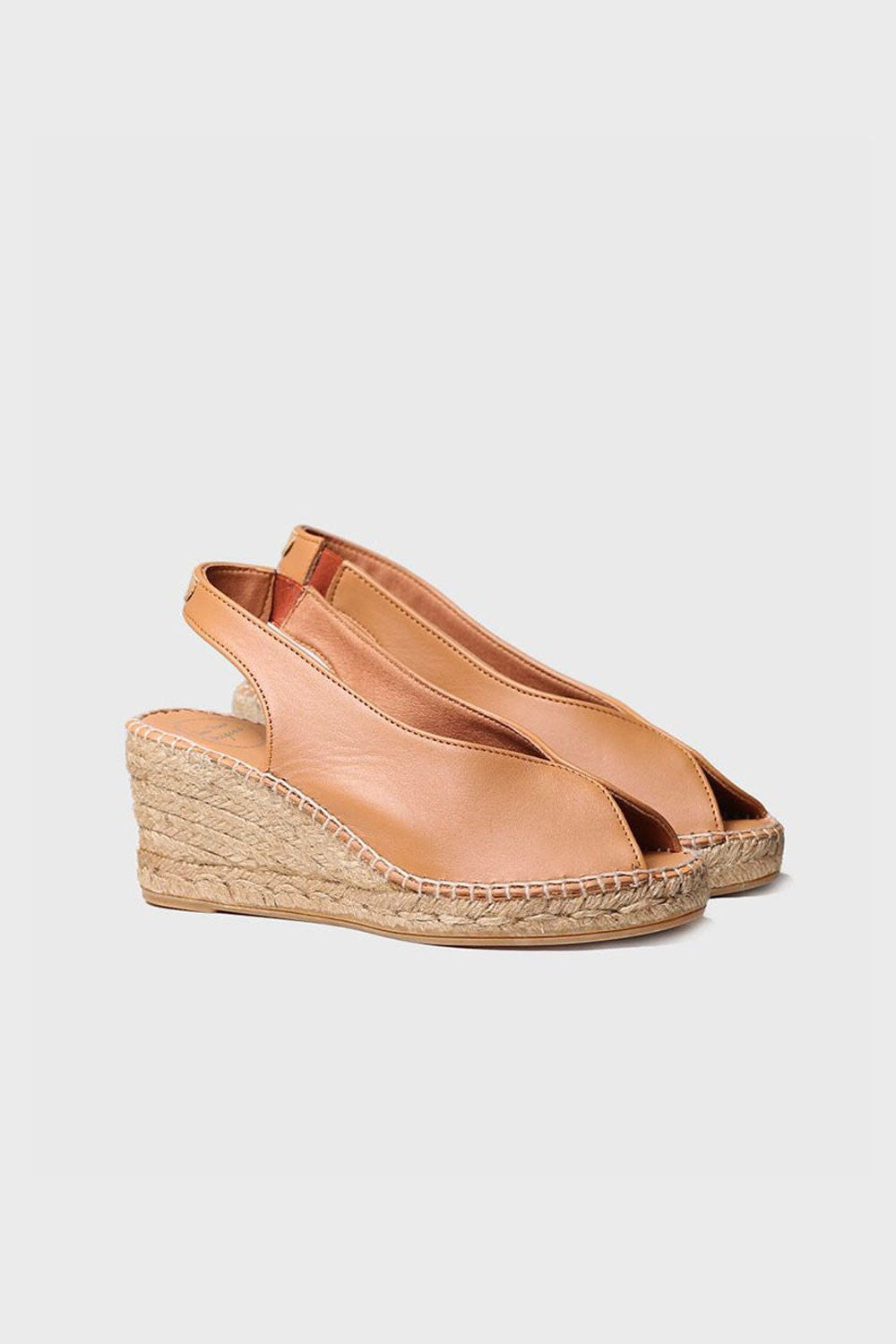 "LAILA P Cuiro" Wedge peep toe espadrille