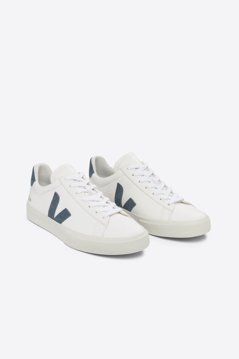 Campo White California Chromefree Leather Sneakers