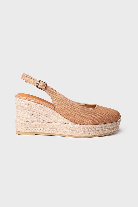 "LEYRE NT Cuiro" Closed wedge espadrilles