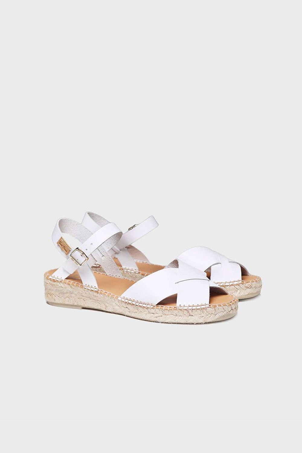 "ESTHER Blanc" Sandal with buckle