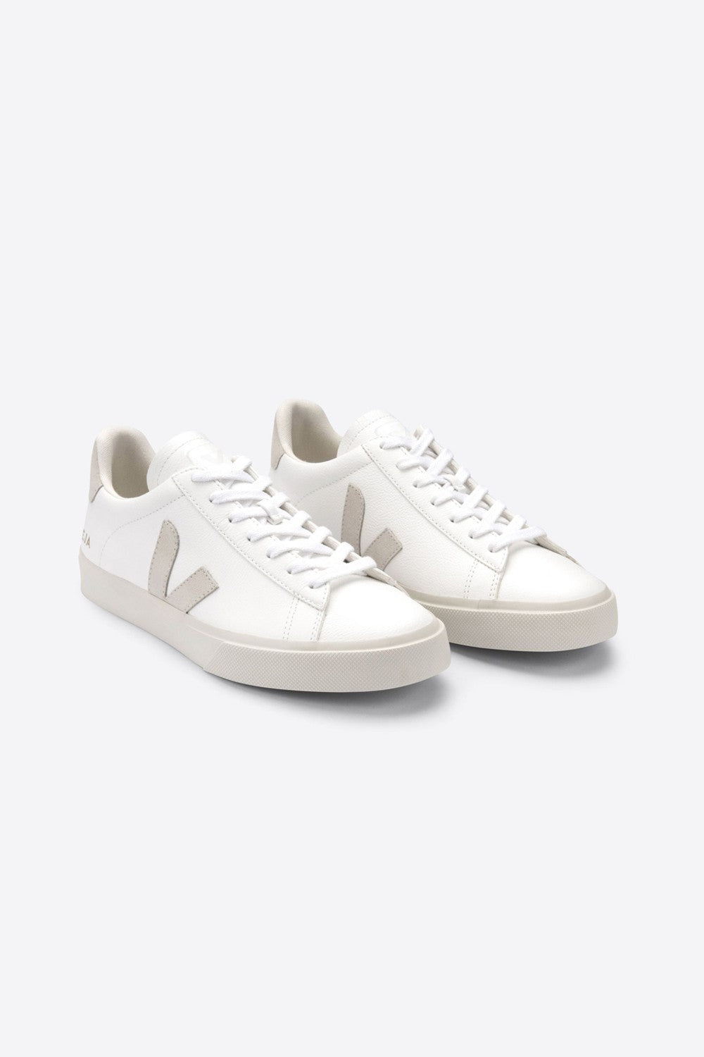 Campo White Natural Suede Chromefree Leather Sneakers