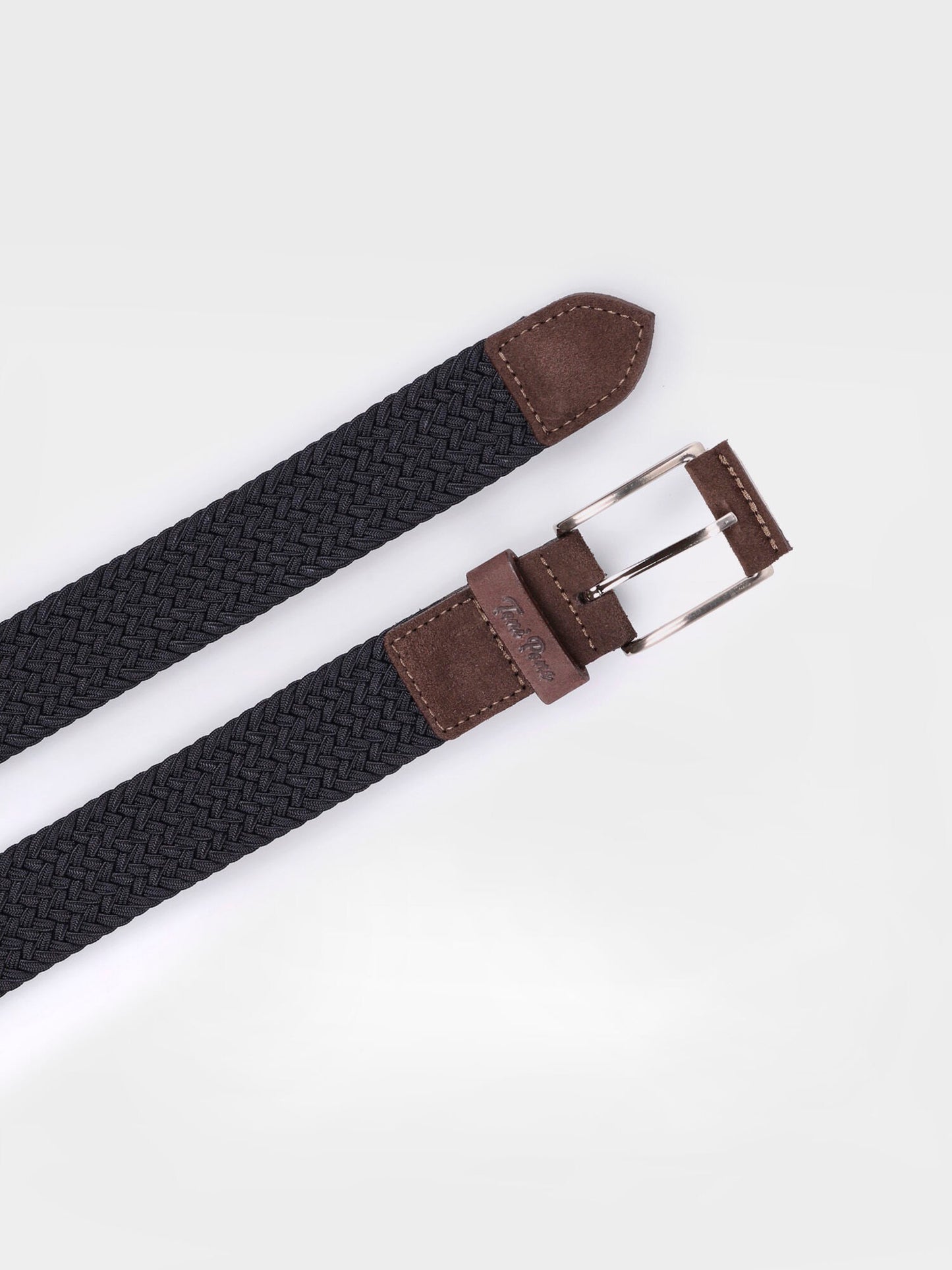 ERIC - Men's Mari fabric and leather belt