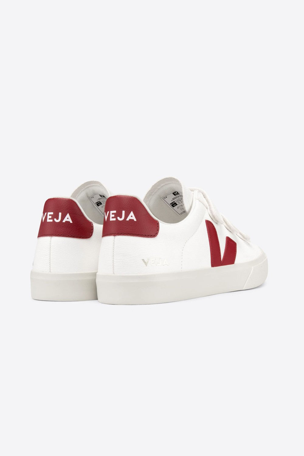 Recife White Marsala Chromefree Leather Sneakers