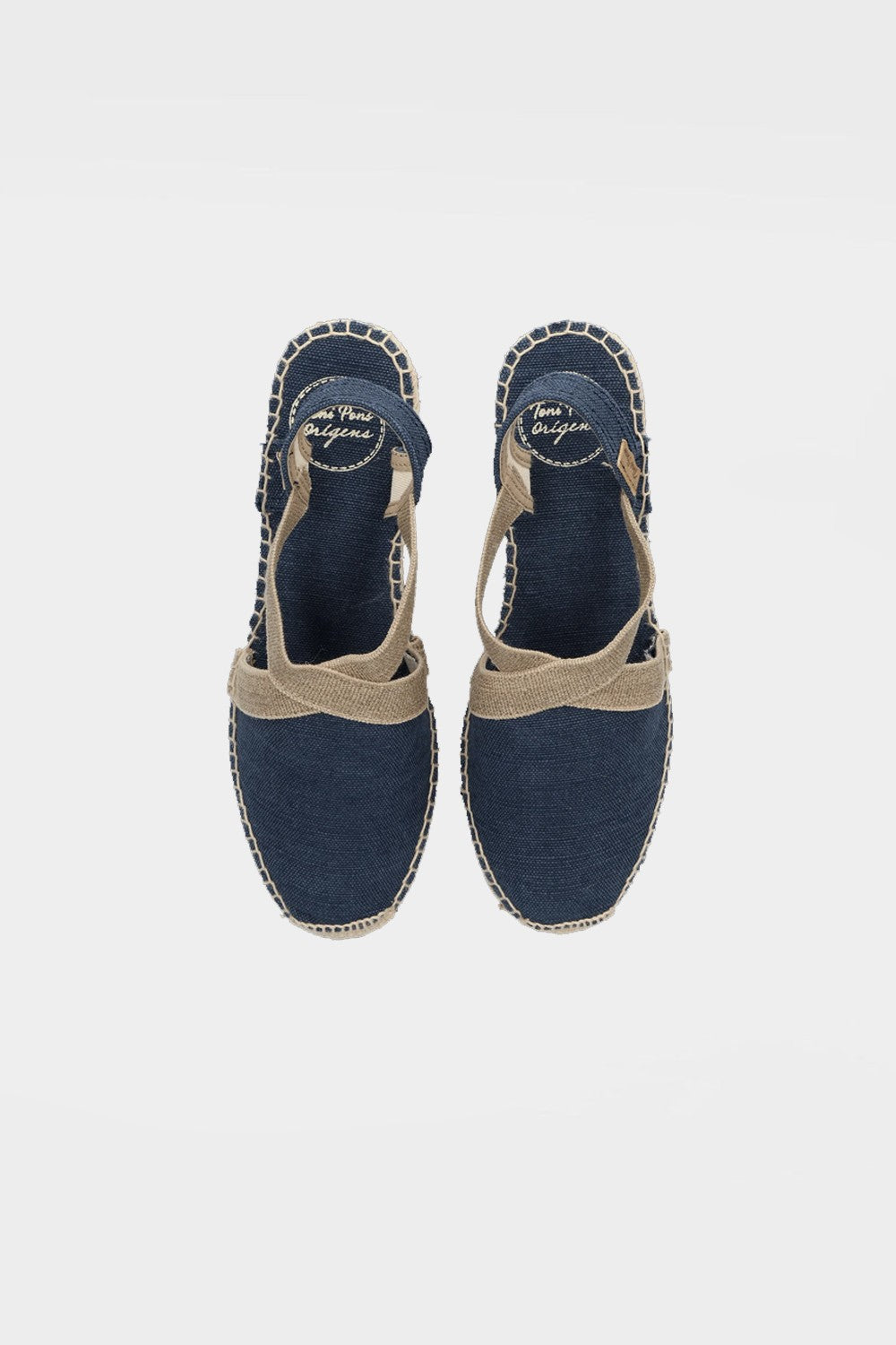 "Terra V Mari" Vintage Canvas Fabric Wedge Espadrilles