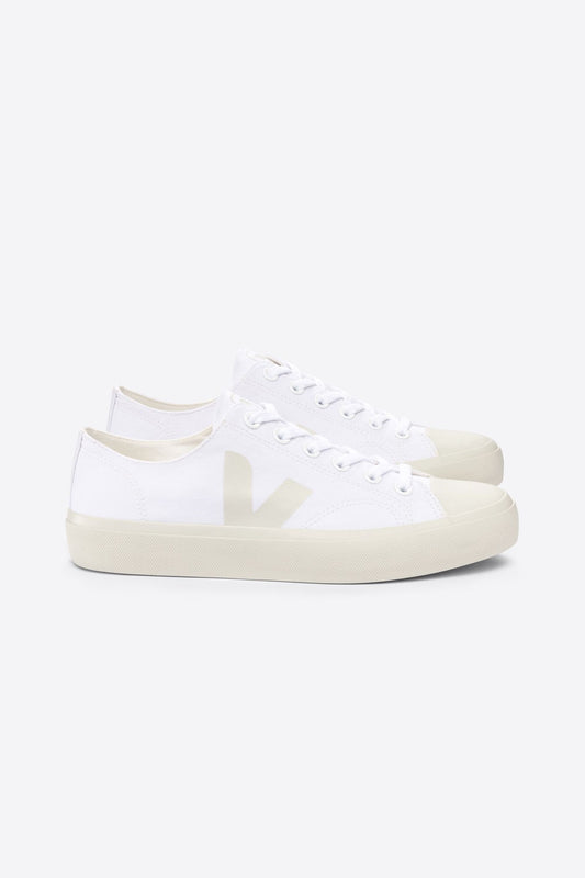 Wata II Low White Pierre Canvas Sneakers
