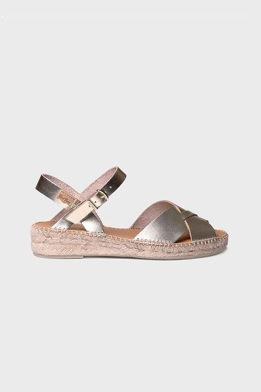 "ESTHER Plati" Sandal with buckle