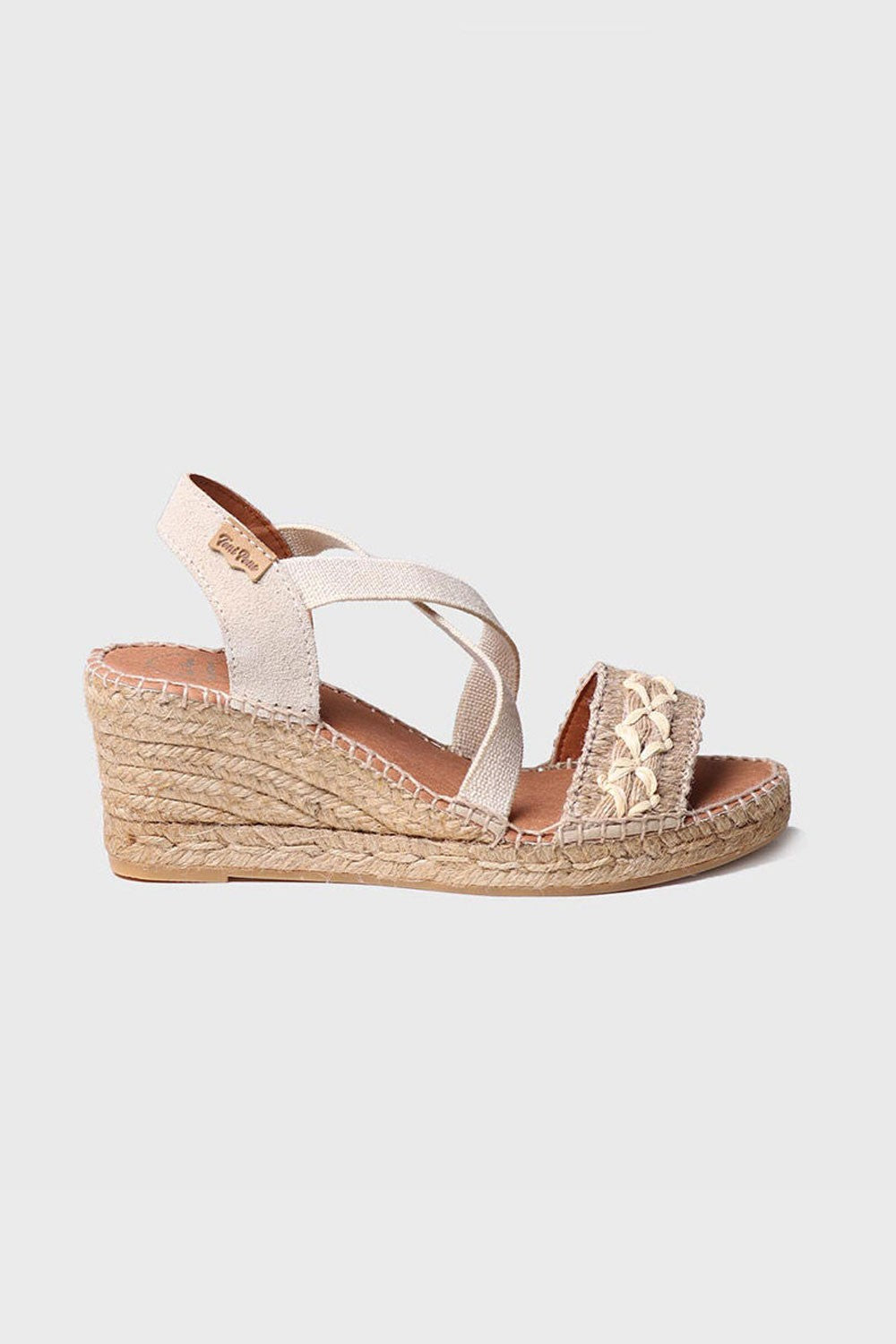 "Susa BN Natural" Jute wedge sandal