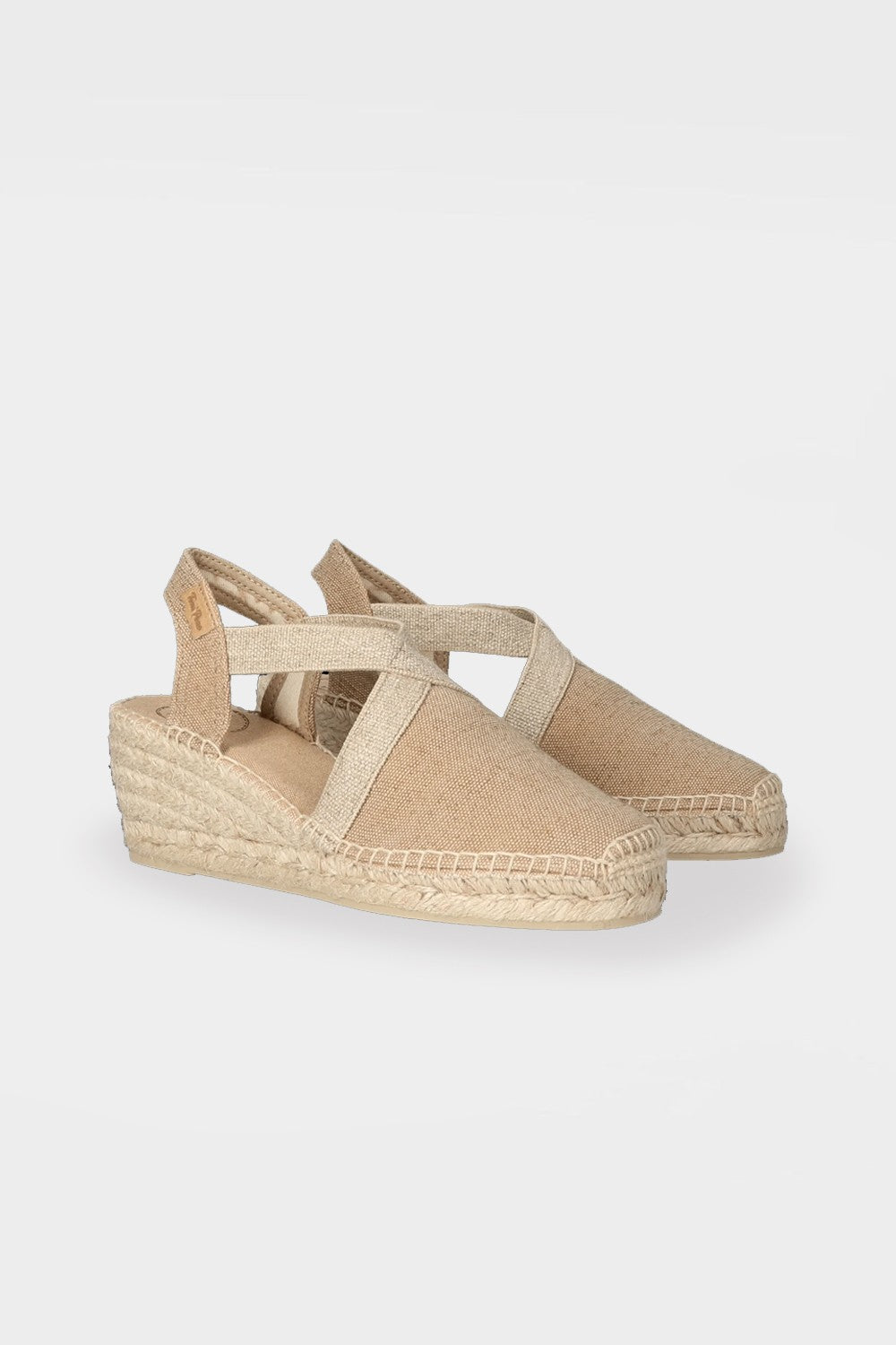 "Terra V Torrat" Vintage Canvas Fabric Wedge Espadrilles