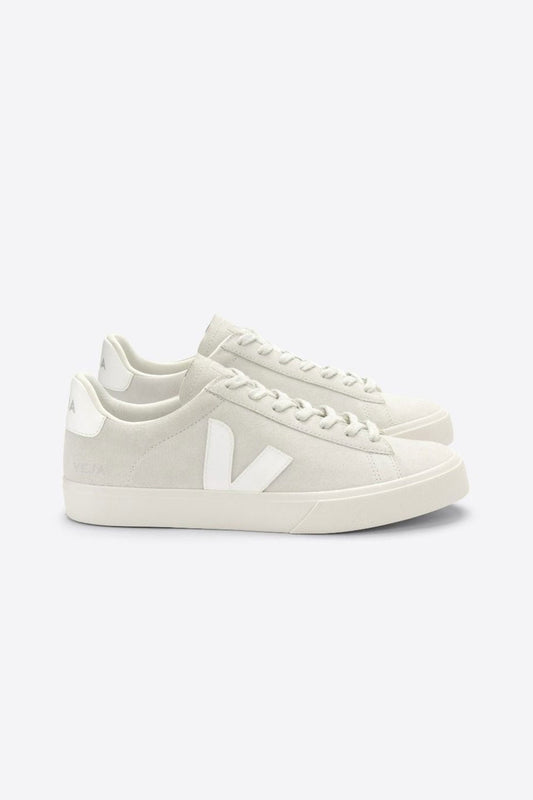 Campo Suede Natural White Leather Sneakers